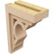 Ekena Millwork 4"W x 8"D x 12"H Classic Sheridan Rough Cedar Woodgrain TimberThane Corbel, Primed Tan CORUR04X08X12SHERCPR - alternate 3